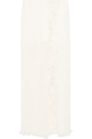 BLUMARINE Robe longue à design plissé