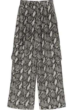 IRO Pantalon imprimé à poches cargo