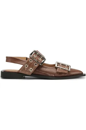 Ganni Ballerines à boucles