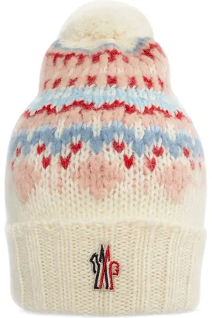 Moncler Bonnet en maille Fair Isle