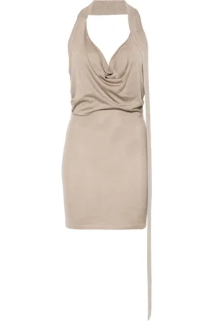 AYA MUSE Robe courte en maille fine