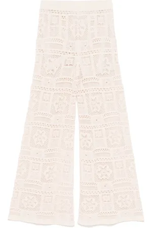 D.EXTERIOR Pantalon en macramé