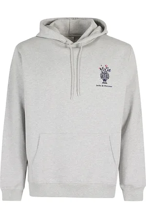 Drôle de Monsieur Hoodie en coton à logo brodé