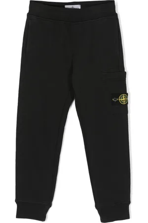 Stone Island Pantalon de jogging à patch Compass