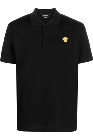 VERSACE Polo à logo Medusa brodé