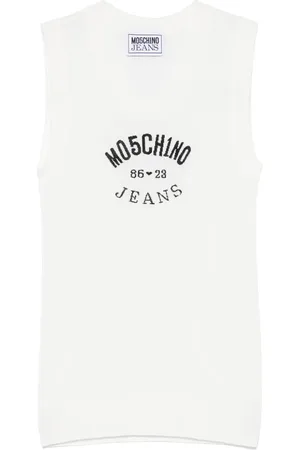 Moschino Débardeur à logo en intarsia