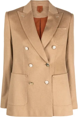 Max Mara Blazer cintré à boutonnière croisée