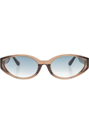 Linda Farrow Lunettes de soleil à monture ovale
