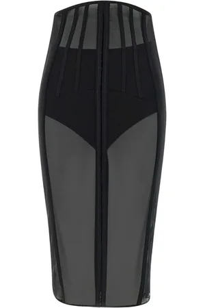 Elisabetta Franchi Jupe mi-longue Events en tulle