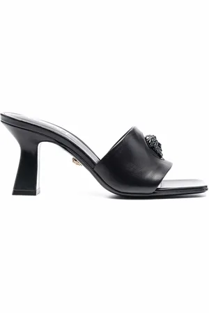VERSACE Mules Medusa Head en cuir