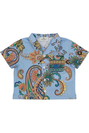 Etro Chemise en coton à imprimé graphique