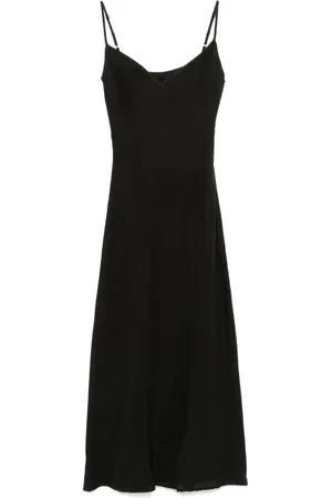 120% Lino Robe en lin à coupe longue