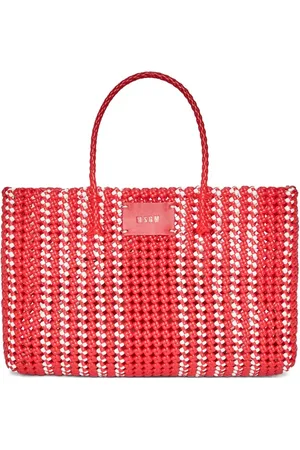 Msgm Sac cabas à patch logo