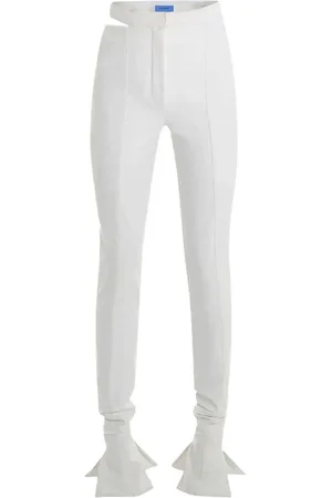MUGLER Pantalon Bonded à coupe évasée