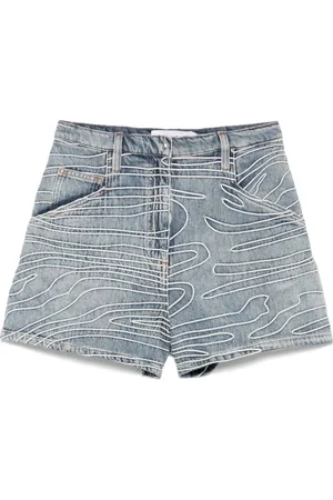 IRO Short en jean à broderies