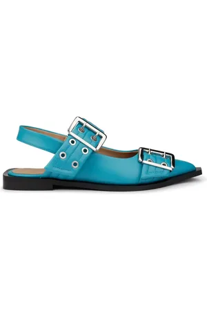 Ganni Ballerines à détail de boucle