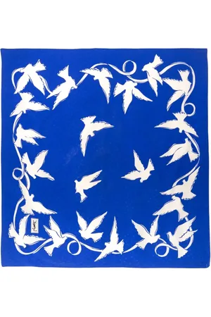 Saint Laurent Foulard en soie (années 1980)