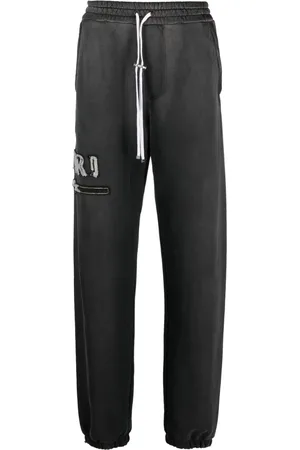 AMIRI Pantalon de jogging en coton à logo appliqué