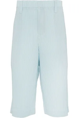 Issey Miyake Short à design plissé