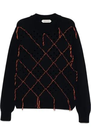 Namacheko Pull en maille intarsia à col rond