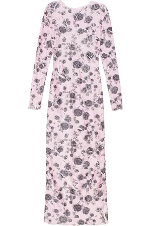 Ganni Robe longue à fleurs