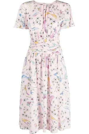 Moschino Robe à imprimé graphique