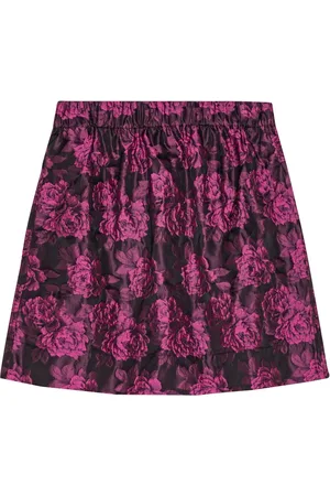 Ganni Minijupe à motif zébré en jacquard