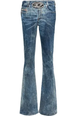 Diesel Jean évasé à boucle logo