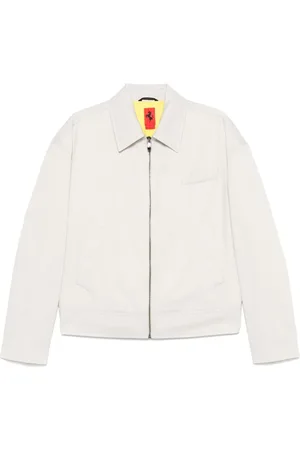 FERRARI Veste bomber en gabardine de coton