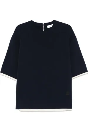Lanvin T-shirt à bords contrastants