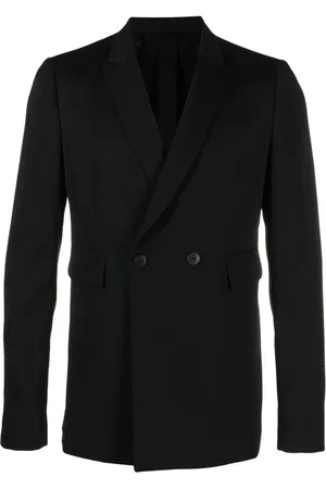 SAPIO Blazer croisé à revers satinés