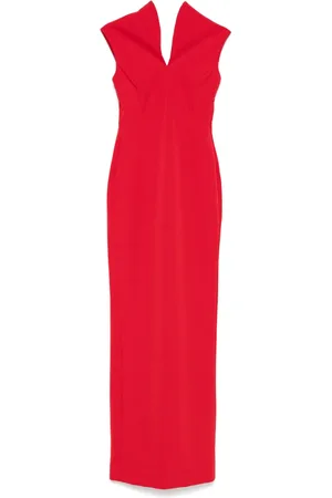 MOOS Robe longue à design sans manches