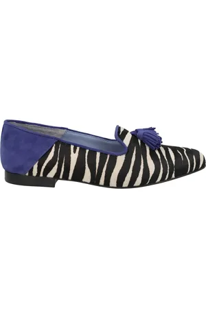 Blue Bird Mocassins à imprimé zébré