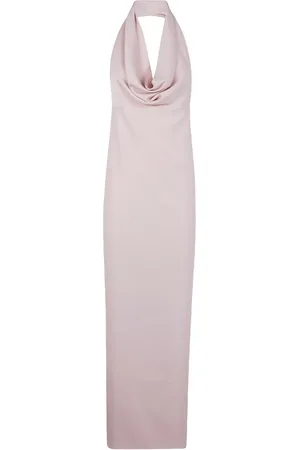 DRHOPE Robe longue à col bénitier