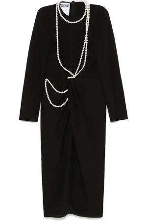 Moschino Robe mi-longue à ornements