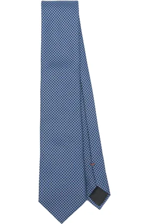 Ermenegildo Zegna Cravate à imprimé graphique