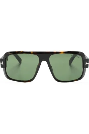 Tom Ford Lunettes de soleil Turner à monture pilote