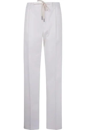 TAGLIATORE Pantalon en coton à coupe droite