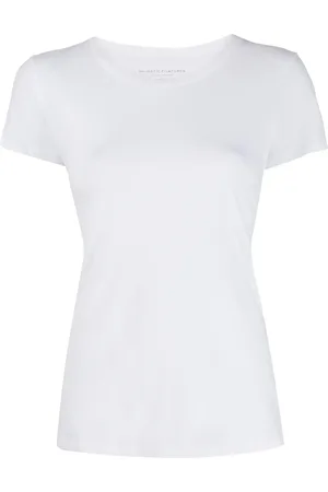 Majestic T-shirt ajusté à encolure ronde