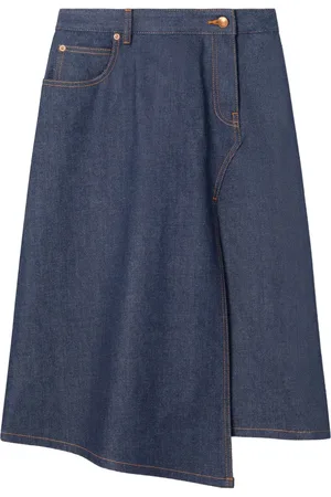 Tory Burch Jupe en jean à design asymétrique