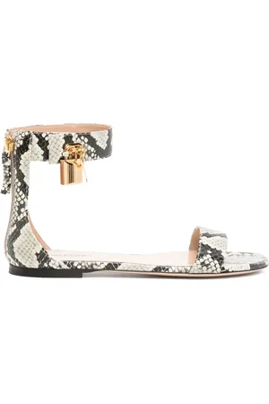 Tom Ford Sandales à effet peau de serpent