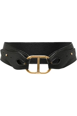 Twin-Set Ceinture en cuir artificiel à boucle logo