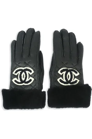 CHANEL Gants en cuir (années 1990-2000)
