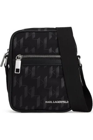 Karl Lagerfeld Sac à bandoulière à motif monogrammé