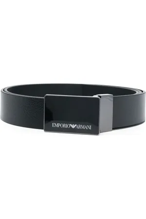 Emporio Armani Ceinture en cuir à boucle logo