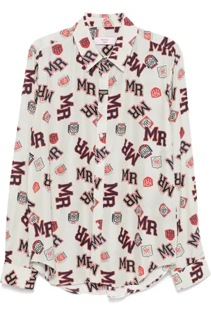 MARTINE ROSE Chemise à logo imprimé