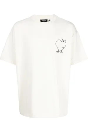 FIVE CM T-shirt en coton à imprimé cœur