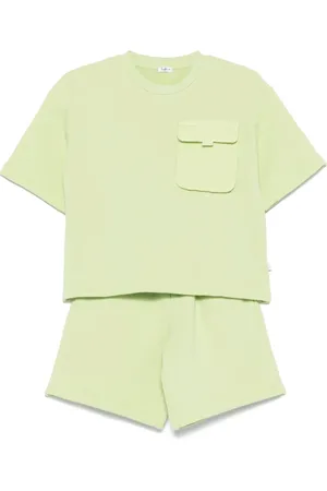 Il gufo Ensemble haut-short en coton