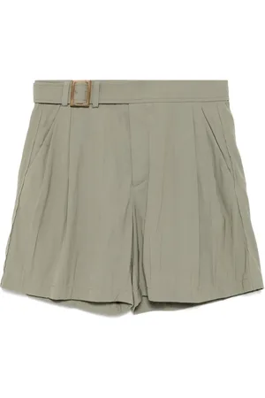 Recto Short ceinturé à effet froissé