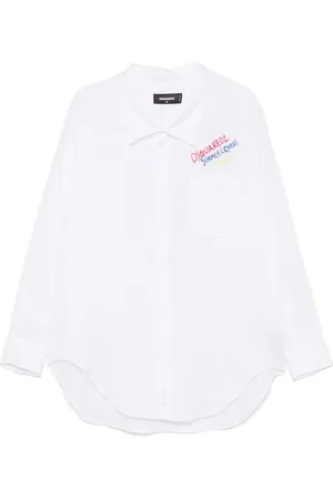 Dsquared2 Chemise à logo brodé